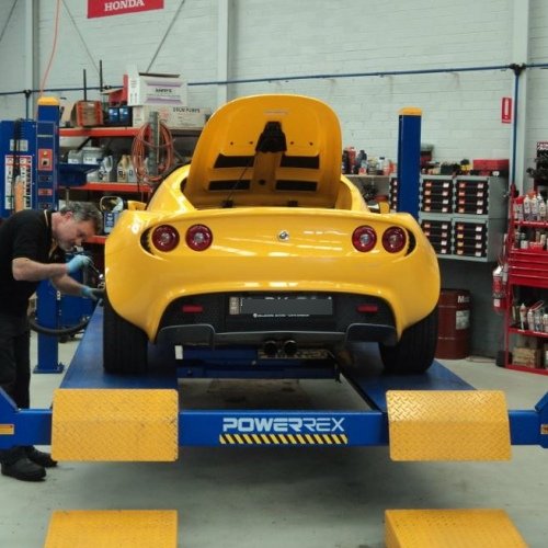 Yellow car Inspection